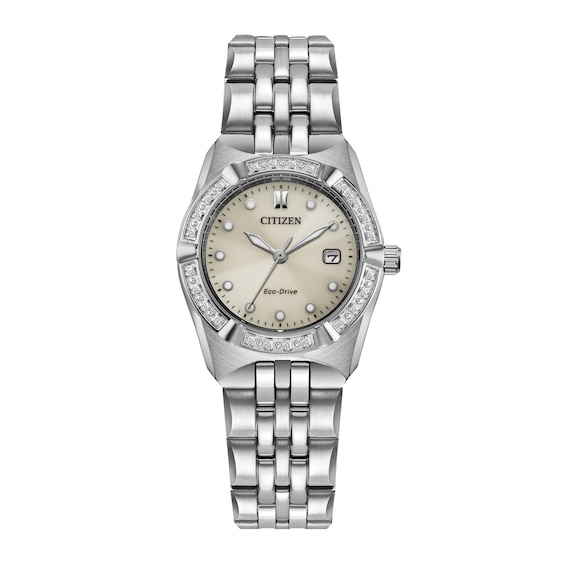 Ladies' Citizen Corso Diamond Accent Watch in Stainless Steel (Model: