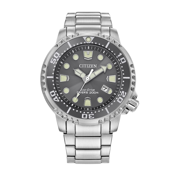 Men's Citizen Eco-DriveÂ® Promaster Marine Watch with Sunray Grey Dial
