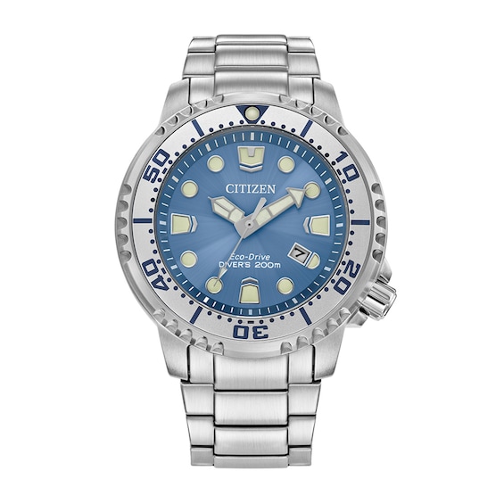 Men's Citizen Eco-DriveÂ® Promaster Marine Watch with Sunray Light Blue
