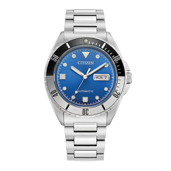 Men's Citizen Sport Automatic Dark Blue Dial Watch in Stainless Steel