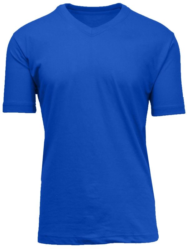 Mens Short Sleeve V-Neck T-Shirts Solid Colors Lounge Active Undershirt NWT