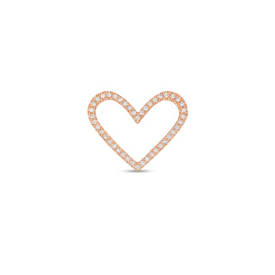 Moments of Love 0.118 CT. T.w. Diamond Extra Small Heart Charm in 10K