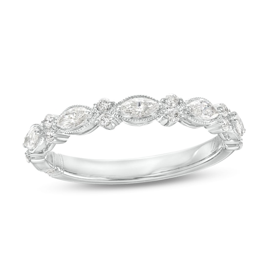 Monique Lhuillier Bliss 0.45 CT. T.w. Marquise and Round Diamond