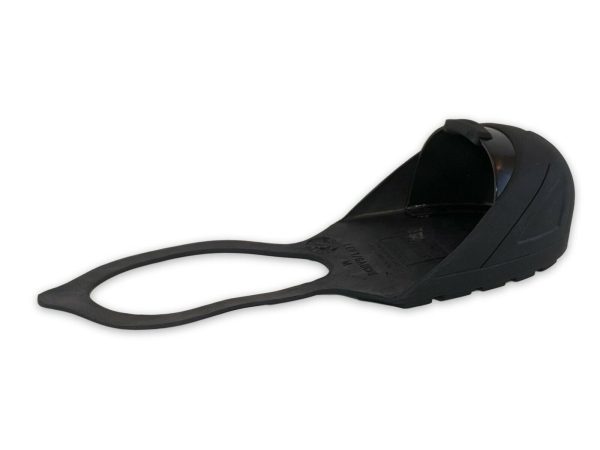 Oshatoes All Black Steel Toe Cap Safety Overshoe, OSHA Compliant, Medium