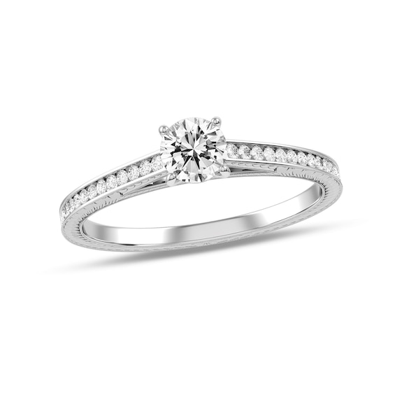 Round Diamond Bridal Ring