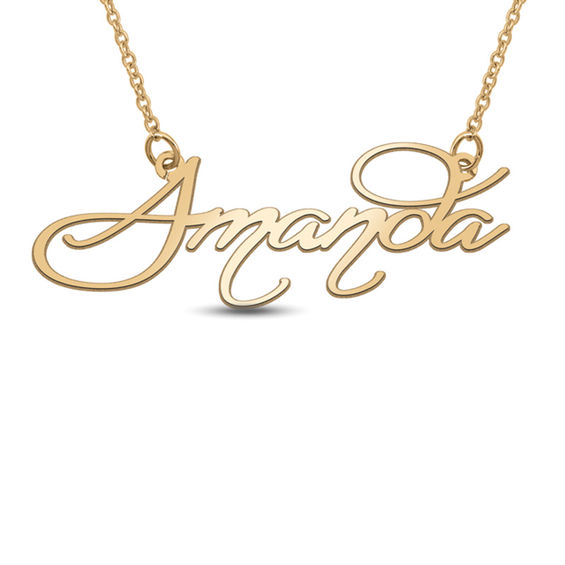 Script Name Necklace (3-10 Characters)