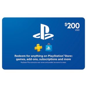Sony - $200 PlayStation Store Card [Digital]