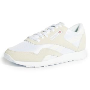 Reebok Classic Nylon Sneakers White/LGTGrey/None 7