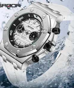 Alternative view of SANDA 7027 Men Date Quartz Watch Waterproof