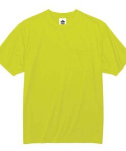 Ergodyne GloWear 8089 Men’s 4XL Hi-Vis Short Sleeve Lime T-Shirt