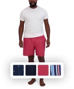 Nautica Men’s Swim Trunk RedS:- S, Red