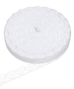 30 Yards White lace lace Ribbon, Gift Wrapping, Dress Decoration, Wedding Decoration, Sewing Crafts (Style1)