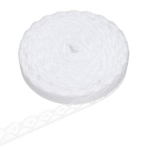30 Yards White lace lace Ribbon, Gift Wrapping, Dress Decoration, Wedding Decoration, Sewing Crafts (Style1) 30 Yards White lace lace Ribbon, Gift Wrapping, Dress Decoration, Wedding Decoration, Sewing Crafts (Style1)