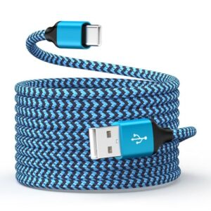 6FT Cable for Samsung Galaxy Z Flip 7 FE 6 5 4 3, Z Fold 7 6 5 4 3 5G, Phone Charger Fast Charging Cord, USB A to C Wire for S25 Ultra Plus S25+ S24 S23 S22 S21 S20+ FE 5G Blue 6FT Cable for Samsung Galaxy Z Flip 7 FE 6 5 4 3, Z Fold 7 6 5 4 3 5G, Phone Charger Fast Charging Cord, USB A to C Wire for S25 Ultra Plus S25+ S24 S23 S22 S21 S20+ FE 5G Blue