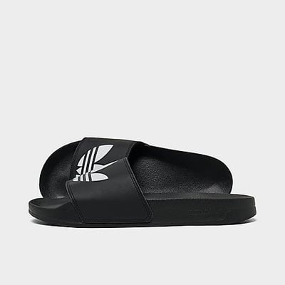 adidas Mens Originals adilette Lite Slide Sandals in BlackWhite Size 70  TopNetMart adidas Mens Originals adilette Lite Slide Sandals in BlackWhite Size 70