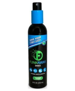 B2z Products FunkAway Odor Eliminating Spray for Shoes  Skates  Work Boots & More  8 oz.  Extreme Odor Eliminator  Perfect for Stinky Stuff You Can t Put in the Wash  Satisfaction Guaranteed
