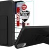 Case for Jitterbug Smart 3 / Lively Smart3 (Released 2021) Phone Case, Stand Case Protector Hidden Telescopic Folding Kickstand Shockproof Protective Cover- Black
