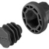 East Coast Dyes ECD Lacrosse Sliding End Cap, Men’s, Black