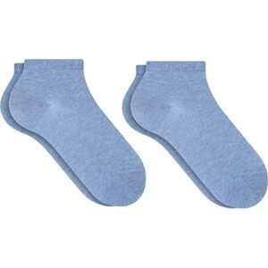 Falke Men’s Happy Sneaker Socks, 2-pack Light Denim – Size: 43-46 Falke Men’s Happy Sneaker Socks, 2-pack Light Denim – Size: 43-46