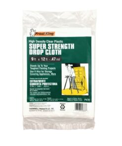 Frost King 9 ft. W X 12 ft. L X 0.47 mil Plastic Drop Cloth 1 pk