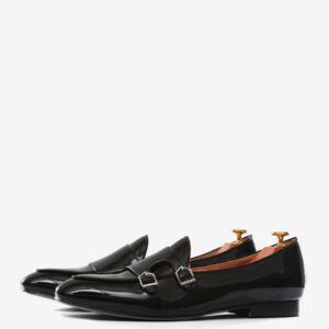 Groom Loafers   Mens Black Monk Strap Dress loafers Round Toe Prom Party Wedding Shoes Groom Loafers   Mens Black Monk Strap Dress loafers Round Toe Prom Party Wedding Shoes