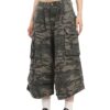 Mens Camo Cargo Shorts Y2k Baggy Long Jorts Hip Hop Bermuda Jeans Short Camouflage Shorts for Women Amry Green Medium