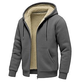 Men’s Hoodie Full Zip Hoodie Fleece Hoodie Fleece lined Hoodie Black Light Grey Dark Gray Hooded Plain Sports  Outdoor Casual Daily Streetwear Cool Sportswear Men’s Hoodie Full Zip Hoodie Fleece Hoodie Fleece lined Hoodie Black Light Grey Dark Gray Hooded Plain Sports  Outdoor Casual Daily Streetwear Cool Sportswear