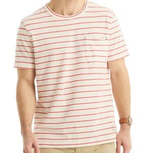 Nautica Men’s Jeans Co. Striped Linen Crewneck T-Shirt Nautica Men’s Jeans Co. Striped Linen Crewneck T-Shirt