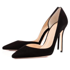 Pointy Toe Heels Solid Color Slip-on High Heels Pointy Toe Heels Solid Color Slip-on High Heels