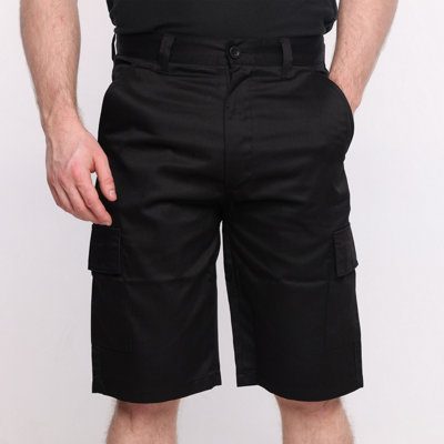 Ranger Workwear Ranger Mens Black Cargo Work Shorts W30  TopNetMart Ranger Workwear Ranger Mens Black Cargo Work Shorts W30