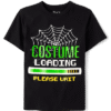 The Children’s Place Boys Costume Loading Graphic T-Shirt | Size 2XL (16) | Black | Cotton/Polyester