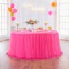 The Holiday Aisle® Pompadour Table Dress, Ruffled Tablecloth, Wedding Table Dress, Shower Room Birthday Party Holiday Table Dress, Dessert Buffet Dinner Table Decoration The Holiday Aisle® Pompadour Table Dress, Ruffled Tablecloth, Wedding Table Dress, Shower Room Birthday Party Holiday Table Dress, Dessert Buffet Dinner Table Decoration