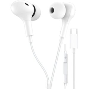 TTech Type C Wired Headphones USB-C Earbuds Earphones Compatible with iPhone 16 Pro Max / 16 Pro / 16 Plus, for Samsung Galaxy S25/S24/S23/S22/S21 Ultra, for Google Pixel 8/7/6/6a, Universal, White TTech Type C Wired Headphones USB-C Earbuds Earphones Compatible with iPhone 16 Pro Max / 16 Pro / 16 Plus, for Samsung Galaxy S25/S24/S23/S22/S21 Ultra, for Google Pixel 8/7/6/6a, Universal, White