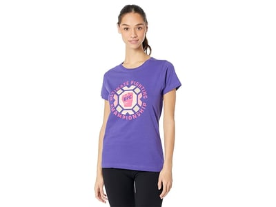 UFC Halo Tee Heather Purple Womens Clothing  TopNetMart UFC Halo Tee Heather Purple Womens Clothing