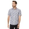 UNTUCKit Linen Short-Sleeve Bonner Shirt (Blue) Men’s Jacket