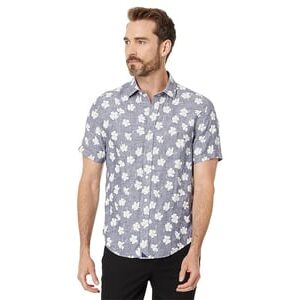 UNTUCKit Linen Short-Sleeve Bonner Shirt (Blue) Men’s Jacket UNTUCKit Linen Short-Sleeve Bonner Shirt (Blue) Men’s Jacket