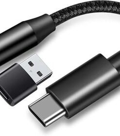 USB Type C to 3.5mm Audio Jack Headphone Adapter for Samsung S22 S21 S20 FE Galaxy Z Flip 3 Fold Note 20 Stereo Dongle USBC Aux Cable Cord for iPad Mini Air Pro OnePlus 9 8T Google Pixel 6 5