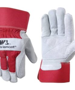 Wells Lamont Men’s Leather Work Gloves with Safety Cuff