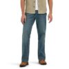 Wrangler Men’s Relaxed Fit Grey Tint Denim Jean work pants ( 34 x 30 ) in Blue | 10MGW15GT