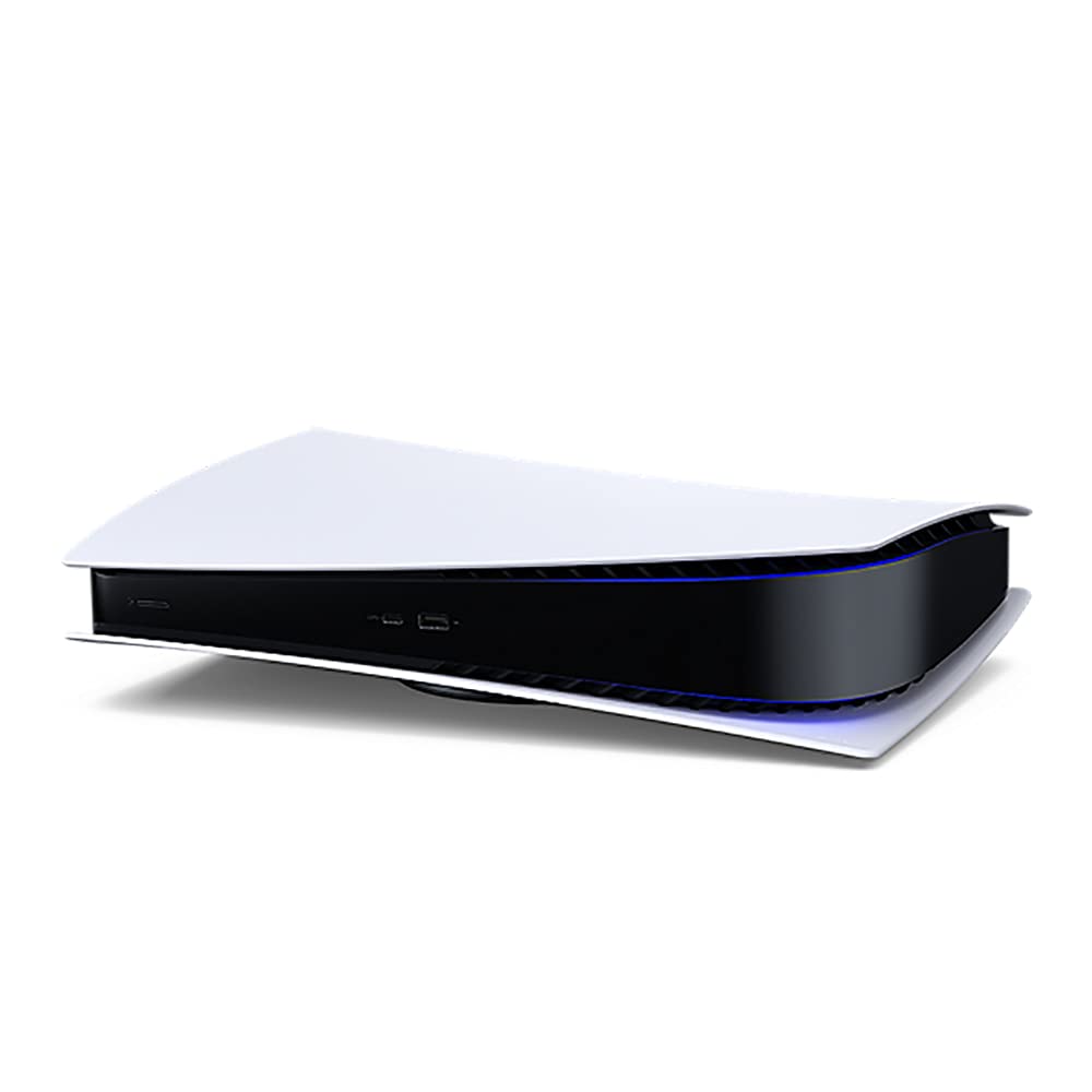 PS5 - Sony PlayStation 5 Digital Edition Gaming Console + Wireless Controller - 16GB GDDR6 RAM, 825GB SSD, 120Hz 8K Output, White