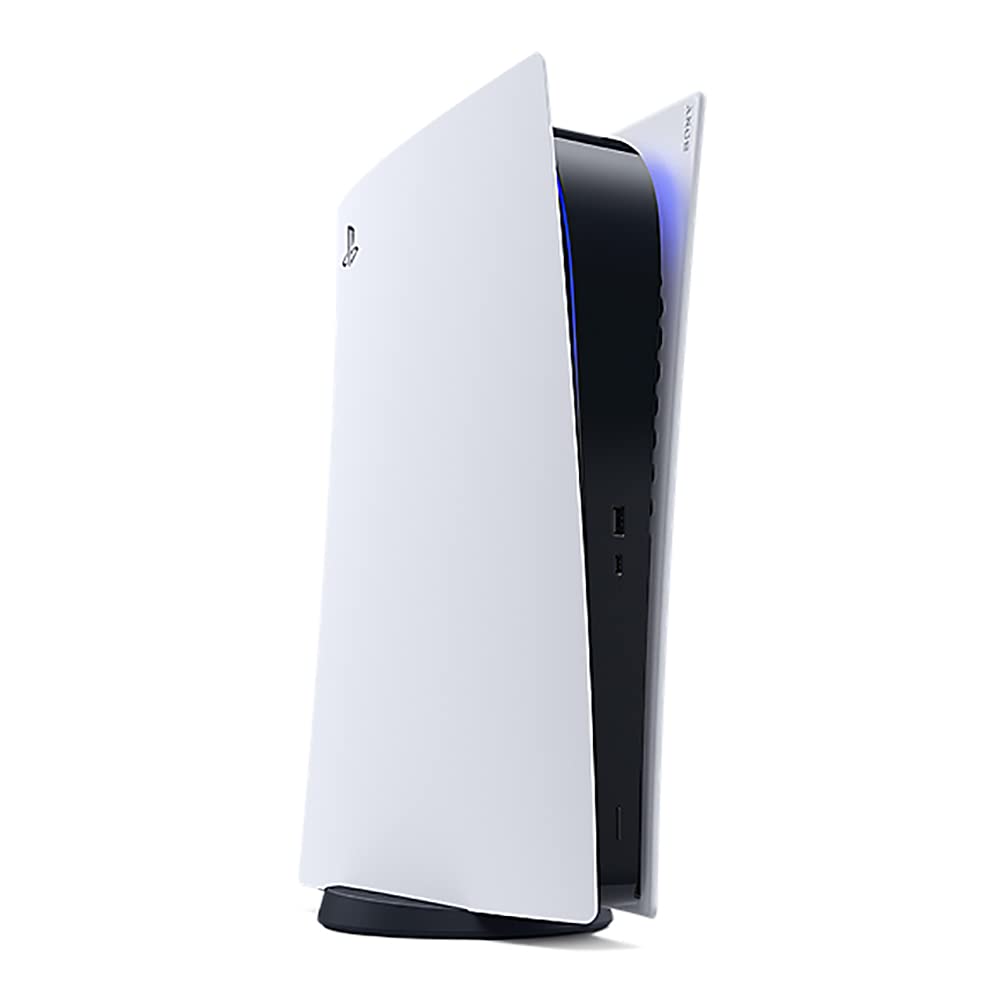 PS5 - Sony PlayStation 5 Digital Edition Gaming Console + Wireless Controller - 16GB GDDR6 RAM, 825GB SSD, 120Hz 8K Output, White
