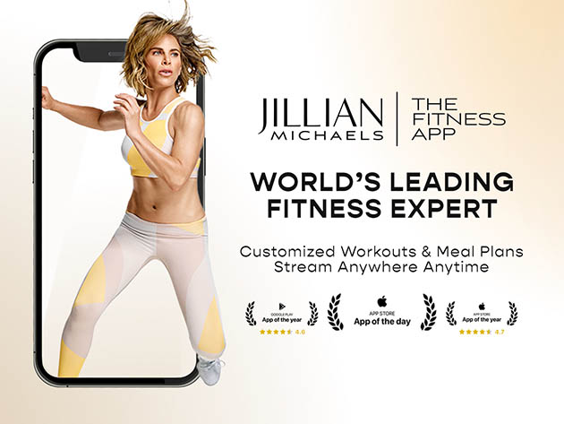 Jillian Michaels: The Fitness App (Lifetime Subscription) for 9 Jillian Michaels: The Fitness App (Lifetime Subscription) for 9