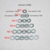 Unlock Superior Safety: 3 & 18650 Lithium Battery Insulation Gaskets + Meson 6 Positive Surface Hollow Flat Mats – Only .50 USD!
