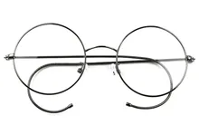 Discover Timeless Elegance: Antique Vintage Round Gold & Silver Wire Rim Glasses – Sizes 48mm & 50mm for Just .99!