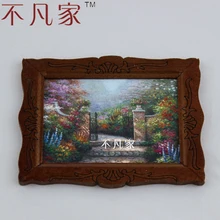 Charming Dollhouse Miniature Furniture Mural – Only .47 USD!