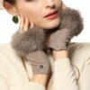 Stay Cozy in Style: Rabbit Hair & Sheepskin Fingerless Leather Gloves for Women – 6 Colors, Perfect for Winter Driving – Only .99! Stay Cozy in Style: Rabbit Hair & Sheepskin Fingerless Leather Gloves for Women – 6 Colors, Perfect for Winter Driving – Only .99!