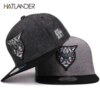 Get the Hottest New Flat Bill Hip-Hop Snapback Hats with 3D Devil Embroidery – Stylish, Adjustable & Only .80!