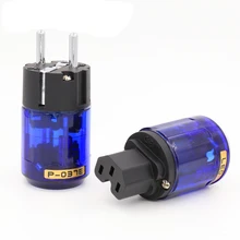 Upgrade Your Audio Setup with High-Quality HiFi Brass P-037e & Pure Copper C-037 Rhodium-Plated EU Power Plugs – Only !
