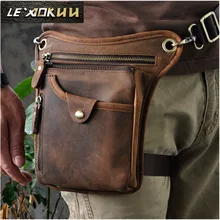 Grab the Ultimate Vintage Genuine Leather Cowhide Men’s Messenger & Outdoor Waist Pack – Perfect for Running, Hiking & More! Just .24 USD