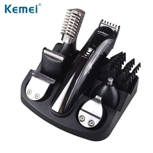 Get the Ultimate Grooming Kit: KEMEI 6-in-1 Rechargeable Electric Hair Trimmer & Shaver – Only !